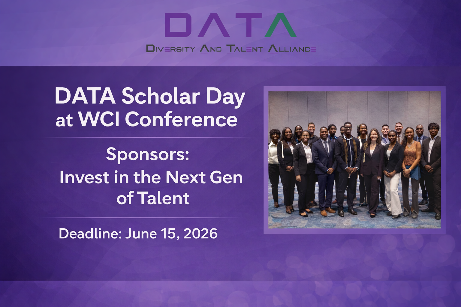 DATA Scholar Dat at WCI Conference 